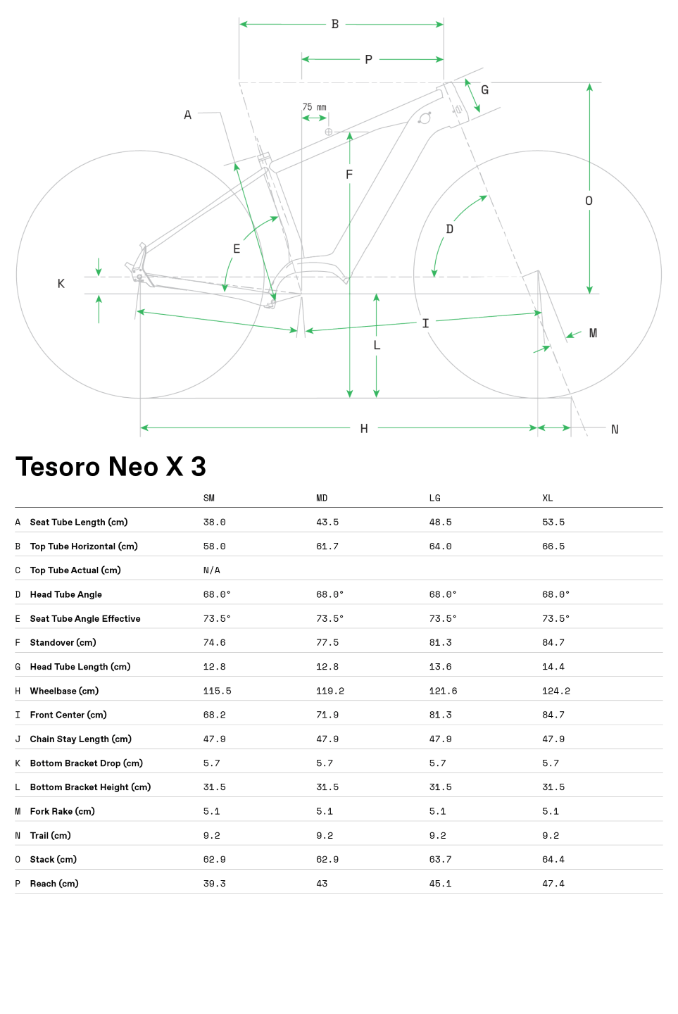 Geometrie Tesoro Neo X