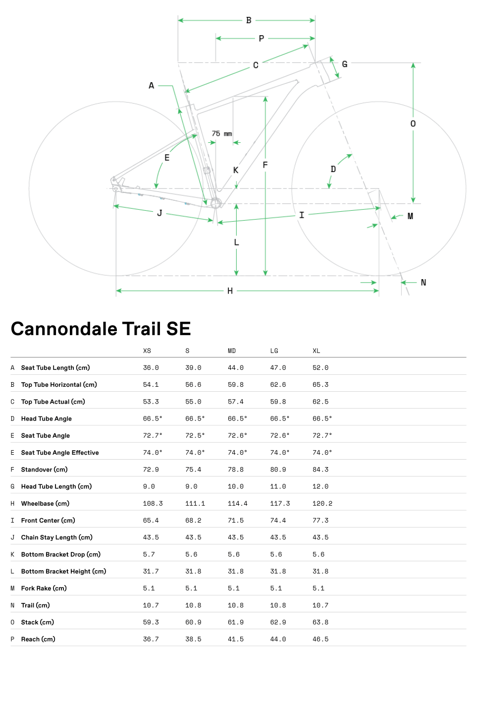 Geometrie Trail SE