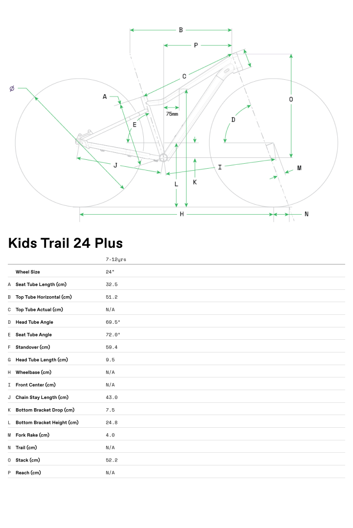 Geometrie Kids Trail Plus 24