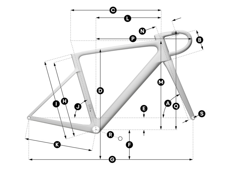 Geometrie Scott Addict RC Team Bike