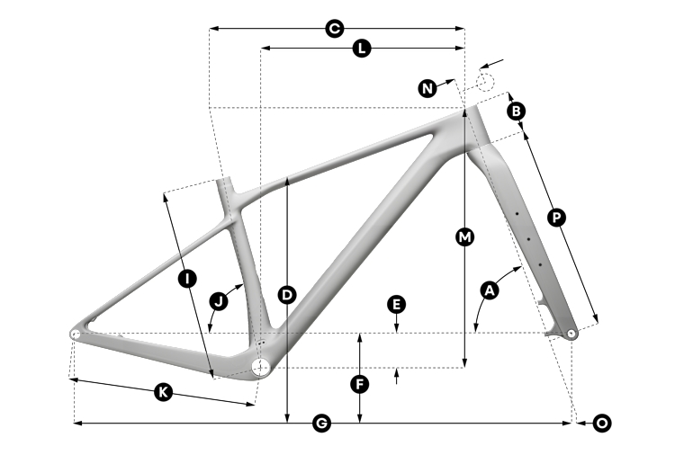Geometrie Horské kolo Scott Scale 60
