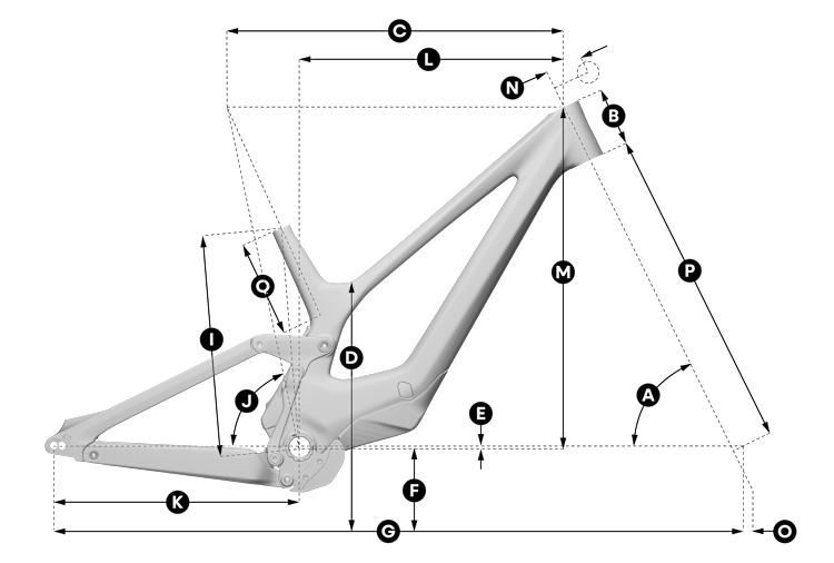 Geometrie Horské kolo Scott Gambler 10