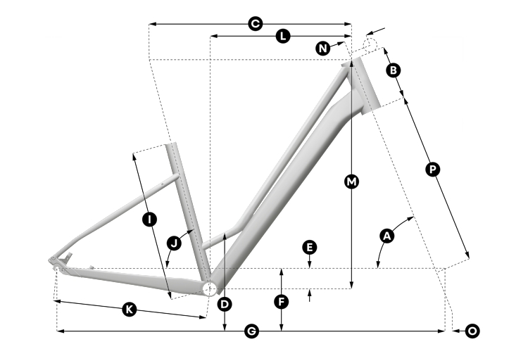 Geometrie Městské kolo SCOTT Vitess 10 Wave