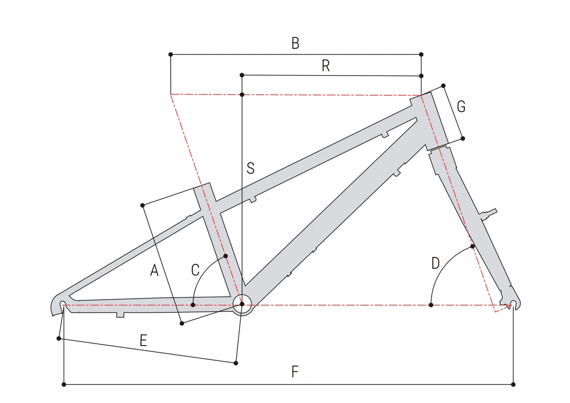 Geometrie Superior RACER XC 27 DB